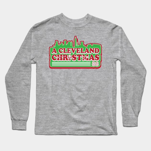 Retro '83 Cleveland Christmas Story Long Sleeve T-Shirt by DeepDiveThreads